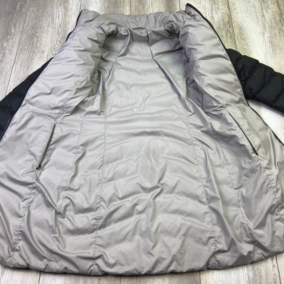The North Face Hyvent Puffer Jacket Womens XS Black Down Blend Full Zip Quilted - Picture 8 of 16